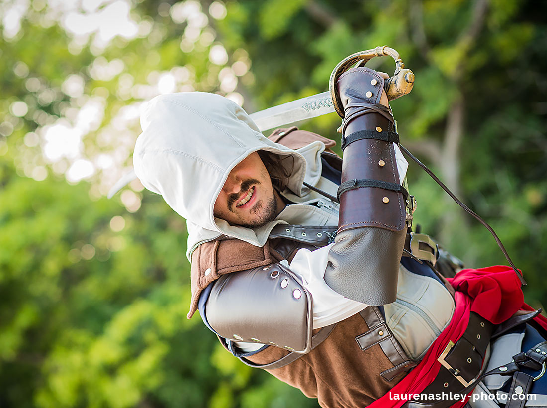 Edward Kenway cosplay photoshoot by Libertas Video from Assassin's Cre...